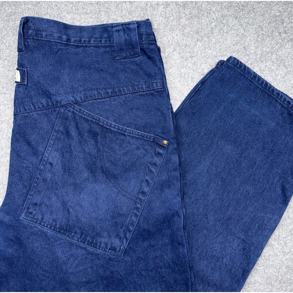Vintage Slick Jeanswear Relaxed 40x34 Dark Blue Denim Jeans 80s 90s Skater Baggy